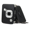 Full Body Camera Retro PU Leather Case Bag with Strap for FUJIFILM instax mini Liplay (Black)