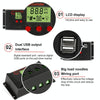 PWM Solar Controller 12V / 24V Lithium Battery Charging Photovoltaic Panel Charging Street Light Controller with Dual USB Output, Model:CPLS-60A