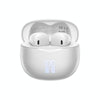 REMAX W39 Stereo Digital Display Wireless Bluetooth Earphone(White)