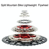 VG Sports Split Mountain Bike Lightweight Cassette Flywheel, Style: 12 Speed 50T (Black)