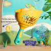 Children Discs Flying Toy Throwing Catapult Disk Dragonfly Outdoor Sports Interactive Toy(Blue)