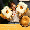 Students Double-sided Napping Pillow Office Nap Artifact Girls Sleeping Pillow, Style: L Toast Smile