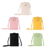 Stone Texture Card Holder Mobile Phone Bag with Long Strap(Green)
