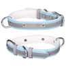 Reflective Velvet Dog Collar, XS, Blue - Soft & Safe