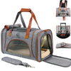 LDLC QS-012 Pet Carrier Bag, Breathable, Foldable, Grey, For Small Pets