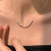 Ladies Light Luxury Bowknot Necklace Clavicle Chain, Specification:XL1626