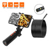 F280 8mm 1080P IP68 Waterproof Dual Camera WiFi Digital Endoscope, Length:5m Hard Cable(Black)