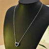 Fashion Necklace Heart Design Hollow Simple Necklace(gold)
