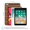 3-fold Stand Magnetic Tablet Sleeve Case Liner Bag For iPad 9.7 / 10.2 / 10.5 / 10.9 / 11 inch(Dark Brown)