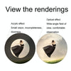 FEIRSH 8x20 Monocular Corner Telescope Outdoor Low Light Night Vision Portable Telescope(Metal Optical Red Film)