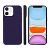 For iPhone 11 Liquid Silicone Phone MagSafe Case(Dark Purple)