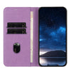 For Samsung Galaxy A34 5G Strong Magnetic Frosted Flip Leather Phone Case(Light Purple)