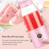Vitamer USB Mini Portable Juicer Juice Blender Lemon Fruit Squeezers Reamers Bottle (Pink)
