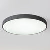 Macaron LED Round Ceiling Lamp, Stepless Dimming, Size:23cm(Grey)