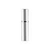 Portable Mini Refillable Glass Perfume Fine Mist Atomizers with Metallic Exterior, 5ml (Silver)