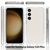 For Samsung Galaxy S24+ 5G Shockproof Clear Gradient PC + TPU Phone Case(Transparent)