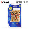 30pcs /Box PGM QT030 Golf Bamboo Tee Adjustable Height Spikes Golf Depth Marker Tee(83mm)