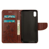 For iPhone XR Embossed Butterfly Pattern Horizontal Flip Leather Case with Card Slot & Holder & Wallet & Lanyard (Brown)