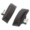 1 Pair Car Front Door Outside Handle 80607-CD41E+80606-CD01E for Nissan 350Z 2003-2009 (Black)