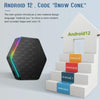 T95Z Plus 8K WiFi6 Android 12.0 Smart TV Box with Remote Control, 4GB+32GB, Allwinner H618 Quad-Core(UK Plug)