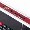 L-288AM  Bluetooth Dual Speaker Radio MP3 Player Support TF Card/U Disk with LED Display(Blue)