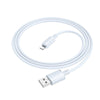 Borofone BX112 Lemon 2.4A USB to 8 Pin Data Cable, Length: 1m(Blue)
