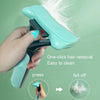 Pet Hair Removal Comb - Green - Cat & Dog