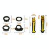 Motorcycle Modification Accessories Hand Grip Cover Handlebar Set(Gold)