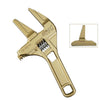 YZL Multifunctional Short Handle Large Opening Adjustable Wrench, Style: Golden Bathroom