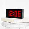 Digital Electronic Alarm Clock Creative LED Desk Clock US Plug, Style:4 Digits 7 Segments(Red Light)