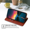 For Samsung Galaxy S25 Ultra 5G Gloss Oil Solid Color Magnetic Leather Phone Case(Brown)