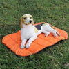 Waterproof Outdoor Pet Bed, Large 110x76cm, Orange