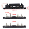 CP-4124-01 RV Yacht M8 Single Row 4-way Power Distribution Block Busbar with Cover with 300A Fuse