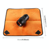 Hundred-folding Cloth Photography Camera SLR Liner Lens Bag Thickening Wrapped Cloth Plus Velvet, Size: 50x50cm (Orange)