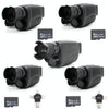 Video Pictures 5X HD 1080P Digital Night Visual Instrument Infrared Single Tube Binoculars+32G Memory+4 in 1 Reader