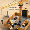 With Crane Tower JIEDE Children Container Carriage Crane Alloy Engineering Car Toy Set