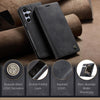 For Samsung Galaxy S25 5G CaseMe 013 Multifunctional Horizontal Flip Leather Phone Case(Black)