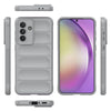 For Samsung Galaxy A56 5G Magic Shield TPU + Flannel Phone Case(Grey)