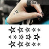 10 PCS Classic Black  Waterproof Temporary Tattoo Sticker(HC-08)