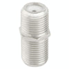 F Female to F Female Coupler Adapter - Nickel Plated
