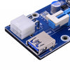 PCE164P-N03 VER006C Mini PCI-E 1X To 16X Riser For Laptop External Image Card, Spec: Blue Board 6pin