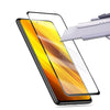 mocolo 0.33mm 9H 2.5D Full Glue Silk Print Tempered Glass Film for Xiaomi POCO X3 NFC, Support Fingerprint Unlock(Black)