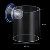 Acrylic Fish Tank Feeding Ring - Floating Feeder with Strong Suction