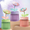 Flower Spray Hhydrating Colorful Atmosphere Light USB Aromatherapy Humidifier, Color: Gardenia Green