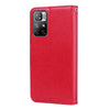 For Xiaomi Redmi Note 11T 5G / Poco M4 Pro 5G Rose Embossed Leather Phone Case(Red)