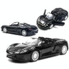 1:36 Simulation Alloy Sports Car Model Children Toy Car(Bright Black)