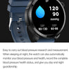 T52 1.39 inch IP67 Waterproof Leather Band Smart Watch Supports Bluetooth Call / Blood Oxygen / Body Temperature Monitoring(Black)