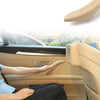 Car Leather Right Side Inner Door Handle Assembly 51417225854 for BMW 5 Series F10 / F18 2011-2017(Creamy-white)