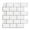 3D Crystal Epoxy Self-Adhesive Wall Sticker Bathroom Simulation Tile Sticker(MT1010)