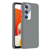 For Samsung Galaxy A14 Nano Lens Cover Liquid Silicone Phone Case(Titanium Gray)